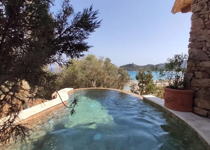 Mannus - Splendida Vista Mare Con Piscina *